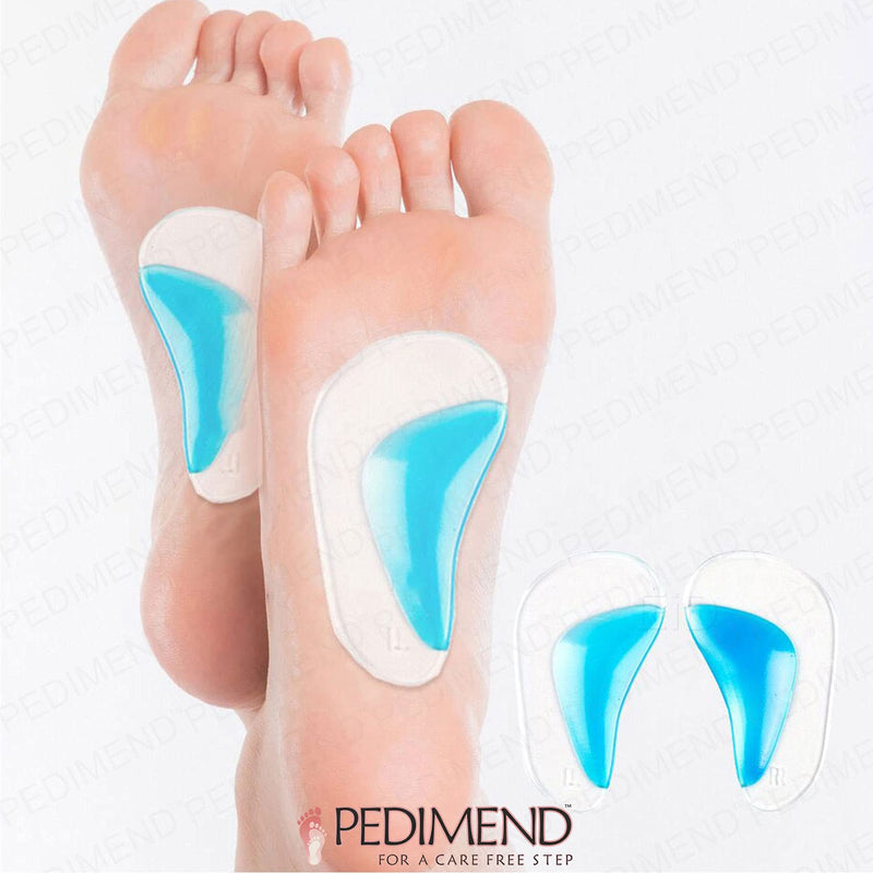 [Australia] - Pedimend Foot Arch Support Insoles (1PAIR) - Plantar Fasciitis Arch Support - Flatfoot Corrector Insoles - For Weak and Fallen Arches - UNISEX - Foot Care 
