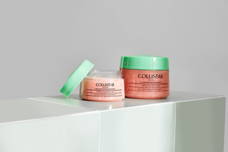 [Australia] - COLLISTAR Talasso Exfoliating Scrub Firming Detoxifying Salts with Essential Oils of Cherry Maxi Jar 700 gr 
