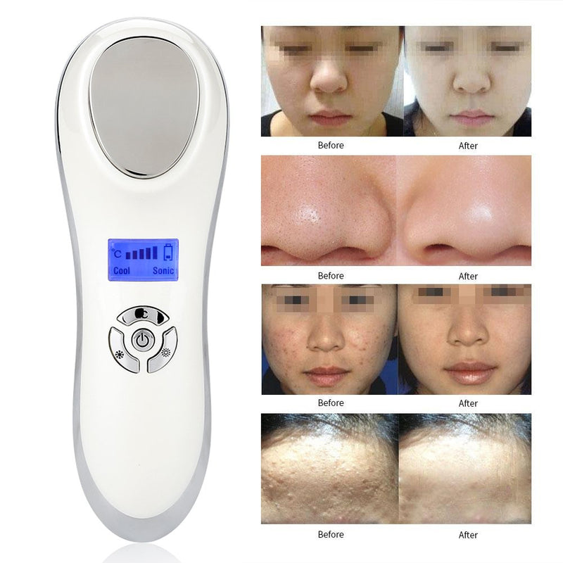 [Australia] - Face Massger, Skin Tightening Machine, Multifunctional Facial Body Sliming Skin Tightening Beauty Massage Machine for Anti Aging Face Lifting Tighten Wrinkle Removal 