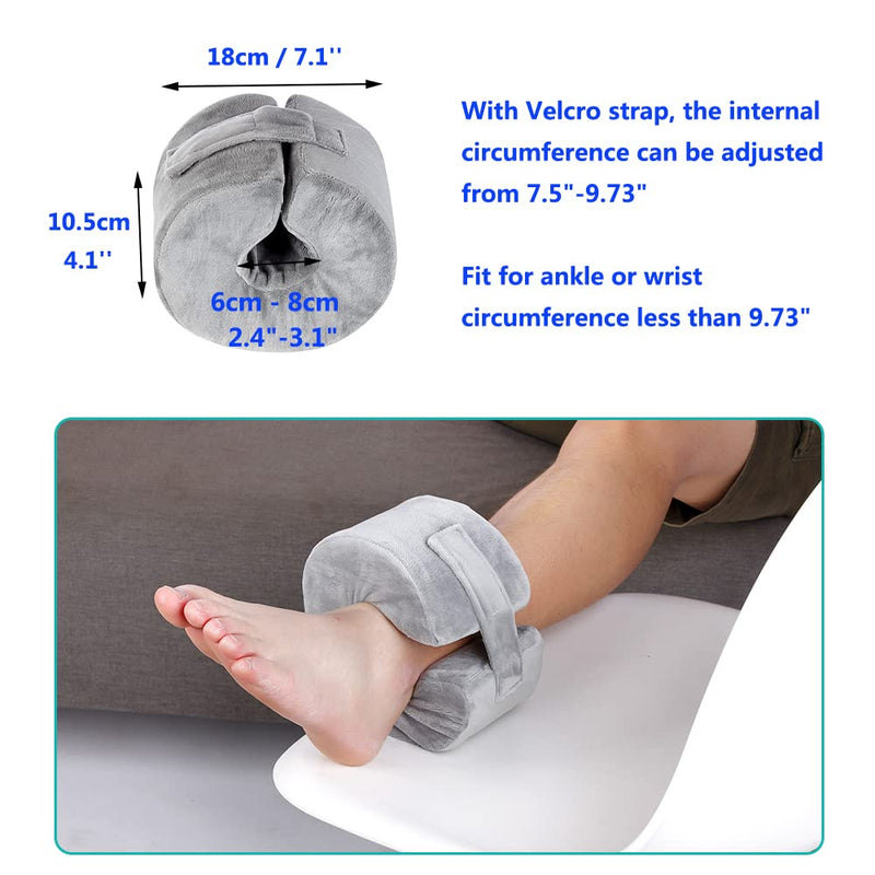 [Australia] - Foot Elevation Pillow Ankle Heel Elevator Wedge Foot Support Pillow Medical Ankle Cushion for Bed Sore Foot Pressure Ulcer Sleeping Feet Leg Rest Elevated Support Foam Surgery Recovery (Small, 1PCS) Small 