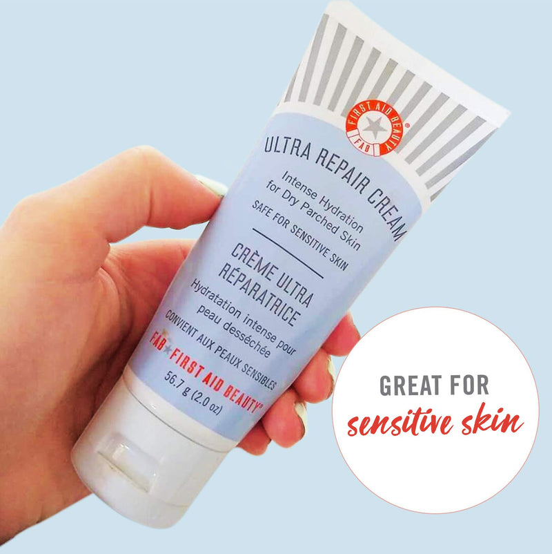 [Australia] - First Aid Beauty Ultra Repair Cream Intense Hydration Moisturiser for Face and Body - 2 oz. Travel Size 56 g 