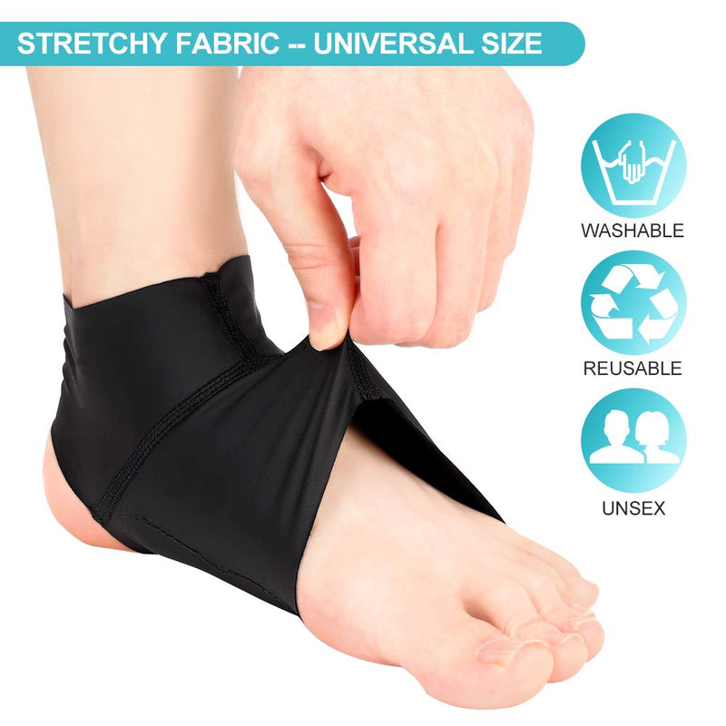 [Australia] - Plantar Fasciitis Arch Socks with Gel Pads, Arch Ankle Support Sleeves for Flat Feet, Compression Ankle Arch Brace Wrap for Men and Women, Heel Spurs, Flat Foot, High/Low Arch Pain Relief, 1 Pair 