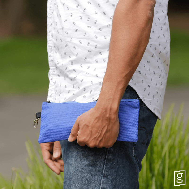 [Australia] - Glucology Insulin Cooling Wallet Pouch | No Ice Pack or Batteries Needed | New Innovative Technology | Perfect for Travel | Zip Wallet Blue 