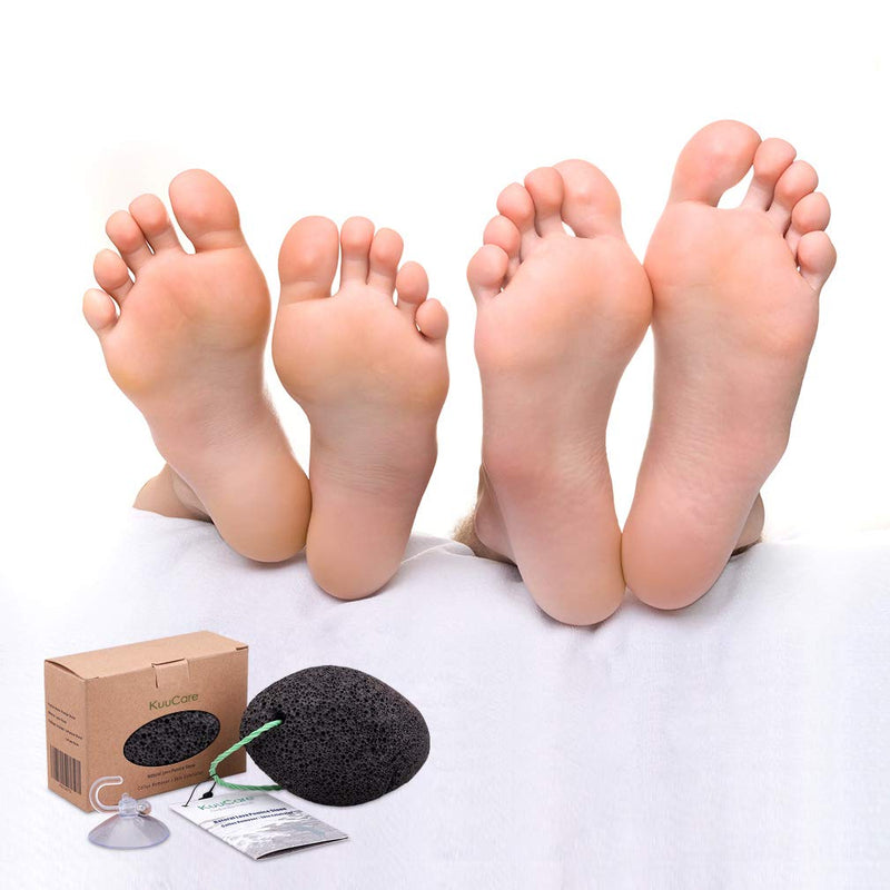 [Australia] - KuuCare Pumice Stone for Feet, Natural Earth Lava Pumice Stone - Foot File Callus Remover for Feet Heels, Pedicure Exfoliator for Dead Skin, Hard Skin and Foot Scrubber 