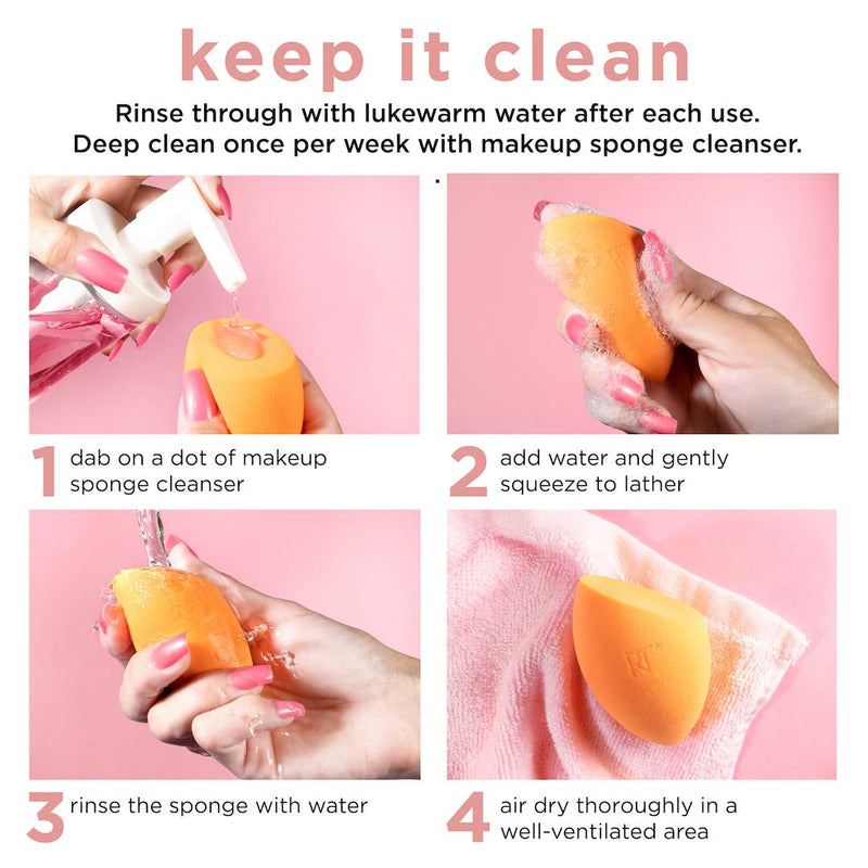 [Australia] - Real Techniques Miracle Complexion Beauty Sponge Makeup Blender with Case Miracle Complex Sponge + Case 