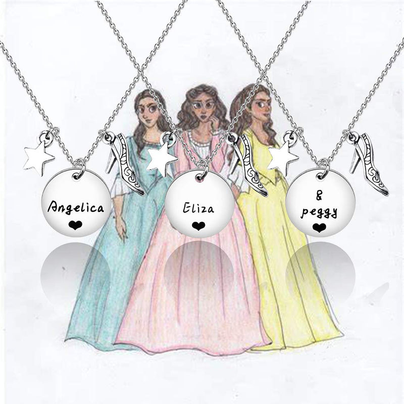 [Australia] - FAADBUK Friendship Jewelry Hamilton Inspired Gift Angelica Eliza & Peggy Schuyler Sisters Gift Angelica Eliza And Peggy 