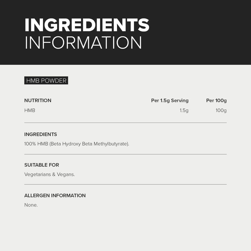 [Australia] - Bulk HMB Powder, 100 g, Packaging May Vary 