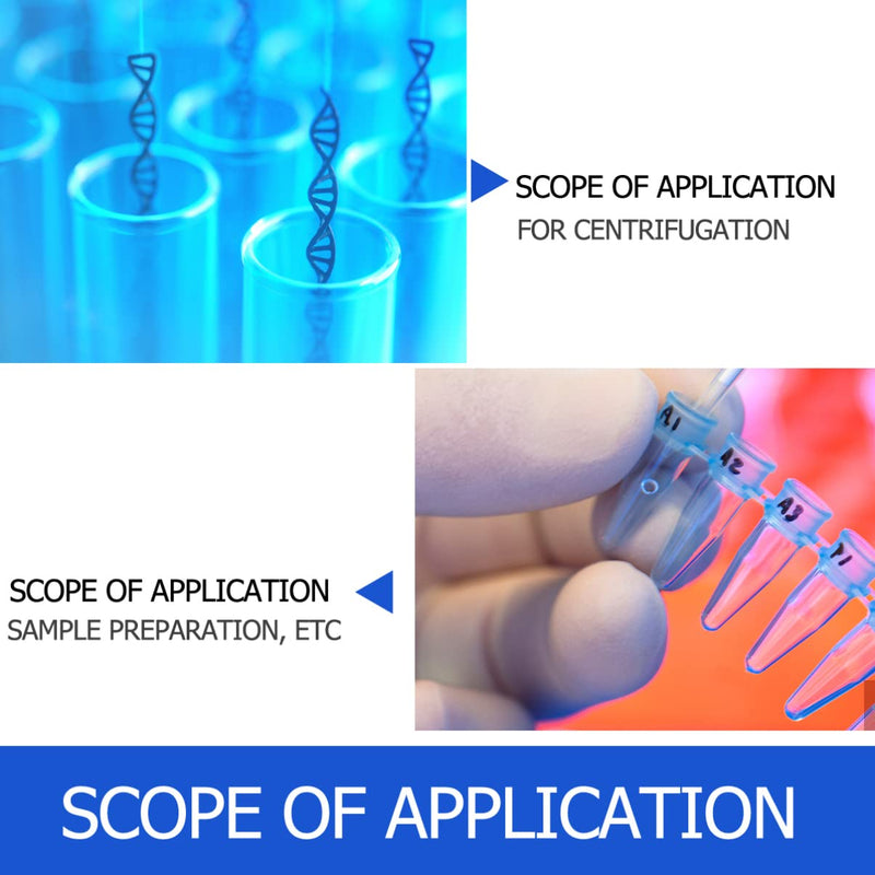 [Australia] - Milisten 10Pcs Stool Specimen Cup Stool Container Test Tubes Sample Specimen Bottle Urine Cup with Spoon Lid for Home Laboratory School Educational (Blue) 