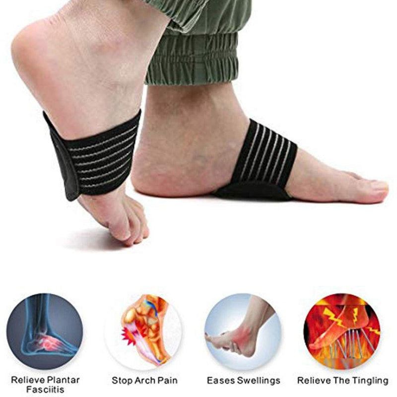 [Australia] - Pedimend Arch Support for Flatfoot - Arch Support Cushion - Pain Relief for High Arches & Flatfeet - Unisex - Foot Care (Arch Support Cushion, 1PAIR - 2PCS) 