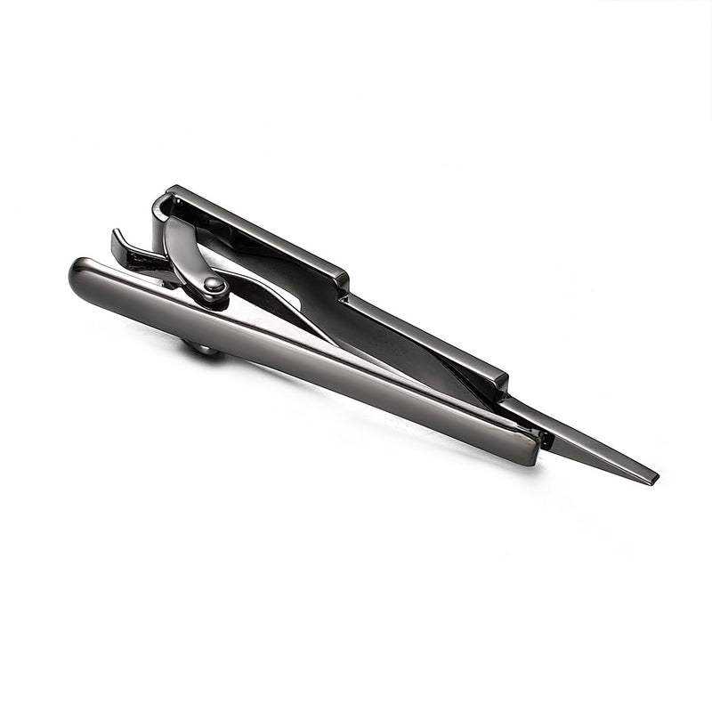 [Australia] - Yoursfs Novelty Tie Clips for Men Skinny Stainless Steel Tie Clips Pins Gift Keep Your Tie in Place Lightning 