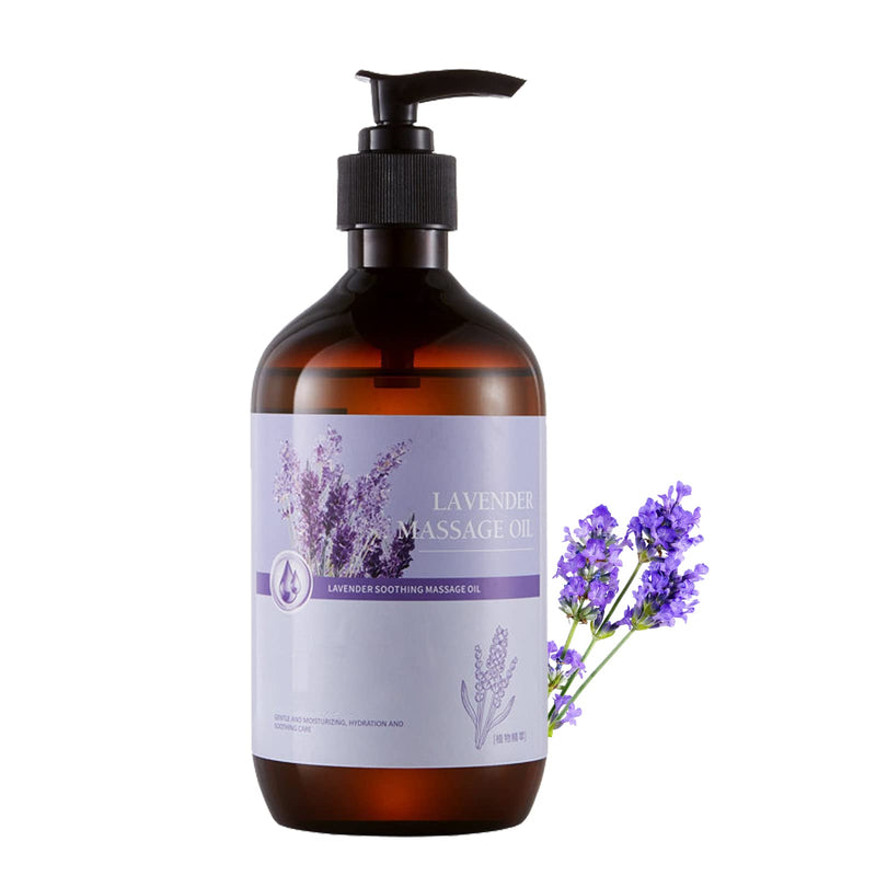 [Australia] - Massage Oil for Relaxing, Warming, Joint Pain Sensual Massage Oil Lavender Massage Oils for Massage Therapy Moisturizing Massage Oil for Men and Women (Lavender Flavor) 