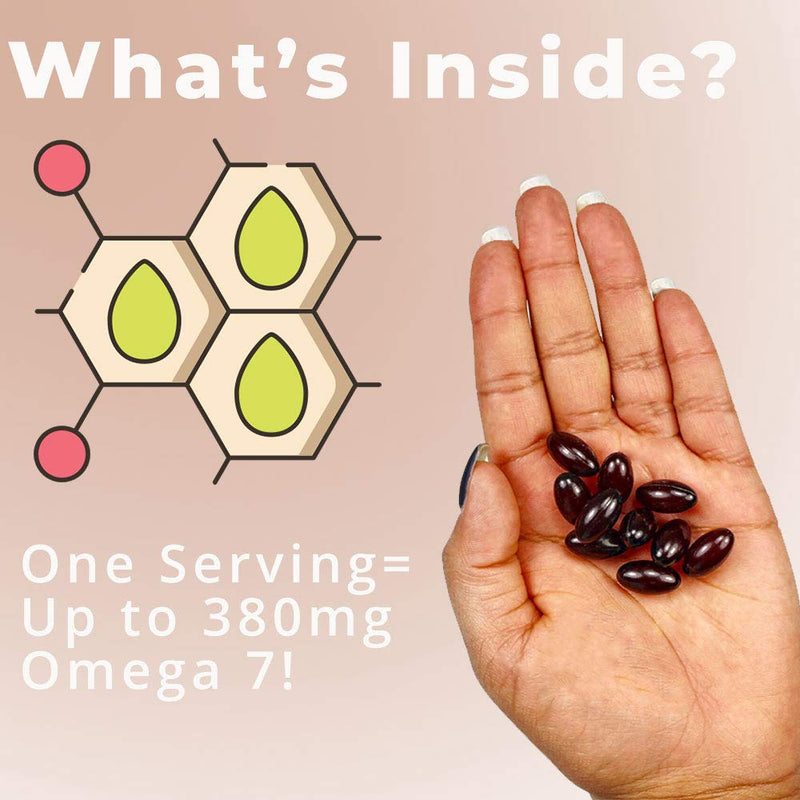 [Australia] - Sea Buckthorn Oil Blend, Omega-7 Complete, 120 Count Softgels 