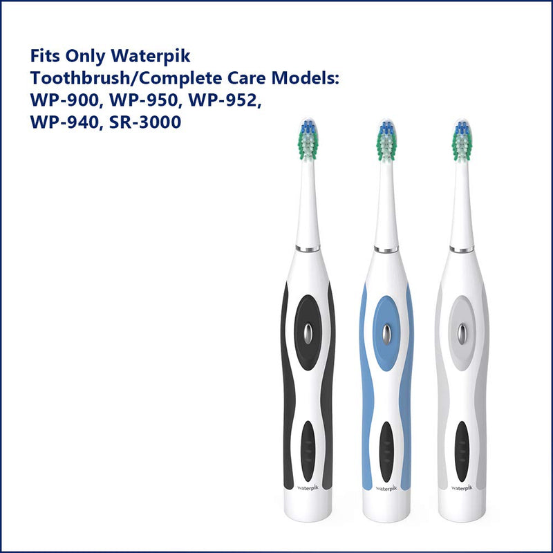 [Australia] - Waterpik Sensonic Complete Care Standard Brush Heads, Replacement Tooth Brush Heads, SRRB-3W, 3 Count 