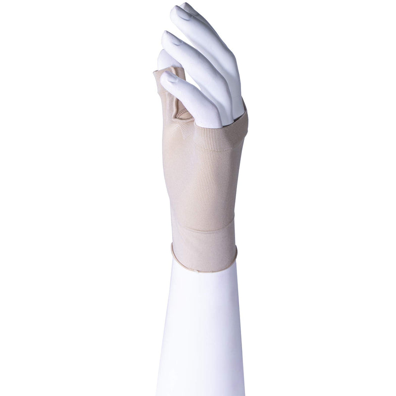 [Australia] - Truform Lymphedema Compression Gauntlet, 15-20 mmHg Post Mastectomy Support, Beige, Medium 