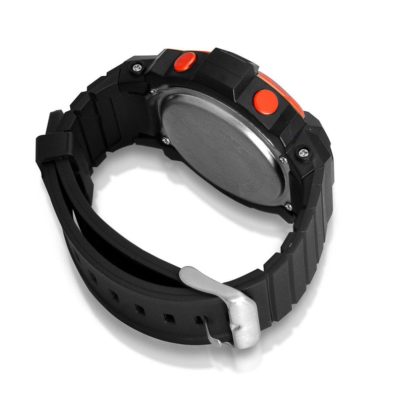 [Australia] - Pyle PSPTR19OR Digital Multifunction Sports Wrist Watch - Smart Fit Classic Men Women Sport Running Training Fitness Gear Tracker w/ Sleep Monitor, Pedometer, Alarm, Stopwatch, Backlight, Orange 