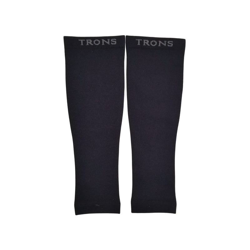 [Australia] - Trons Calf Compression Sleeves - Compression Socks for Fitness, Sports, Running, Shin Splint, Varicose Vein, Weak Joints, and Calf Pain Relief (Medium, Black) Medium 