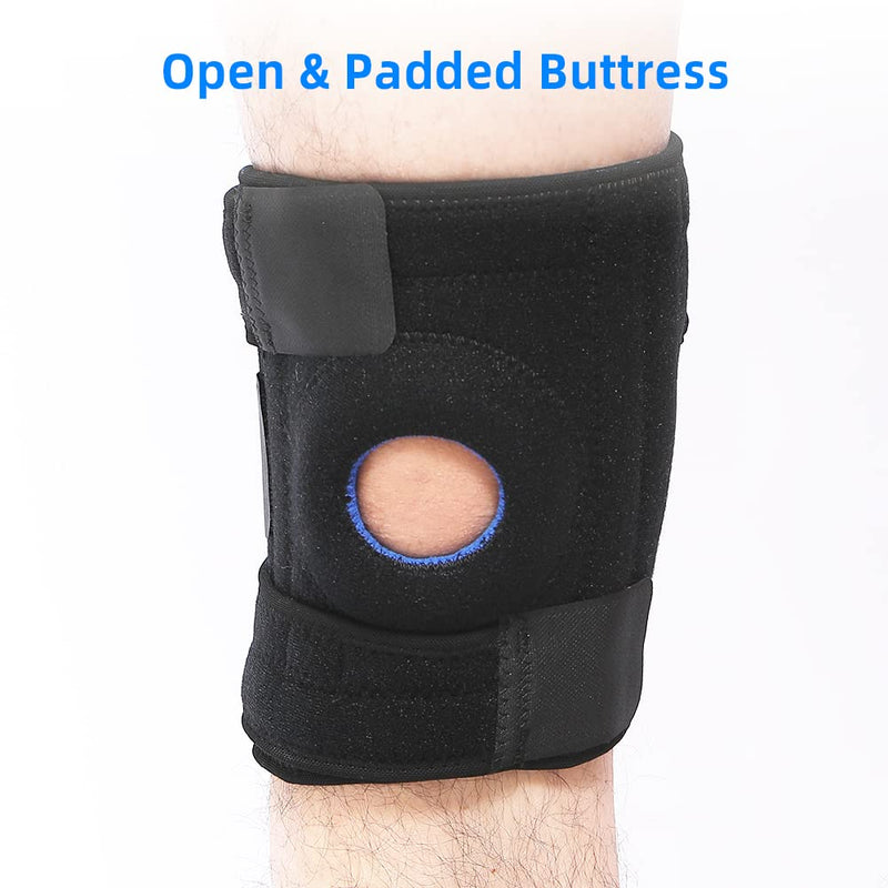 [Australia] - Solmyr Knee Brace Support with Side Stabilizers for Men and Women, Adjustable Knee Support for Knee Pain, Arthritis Pain, Tendonitis Pain, Meniscus Injuries, Injury Recovery 
