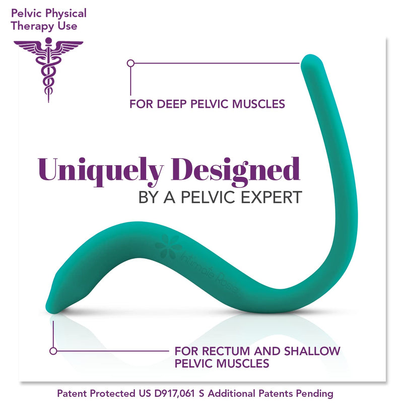 [Australia] - Intimate Rose Pelvic Wand with Vibration for Pelvic Muscle Pain Relief - Pelvic Physical Therapy Use for Trigger Point & Tender Point Release – Men & Wome 