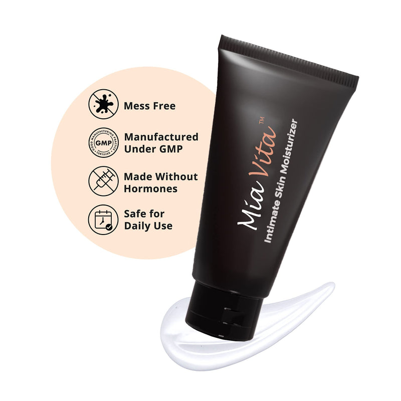 [Australia] - Mia Vita Intimate Skin Moisturizer for Vaginal Dryness, Itching, and Burning, Feminine Hygiene Products, Pack of 4 x 15g 