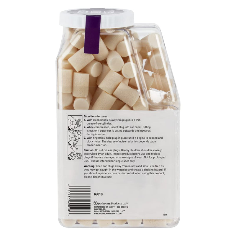 [Australia] - Flents Ear Plugs, 100 Pair, Ear Plugs for Sleeping, Snoring, Loud Noise, Traveling, Concerts, Construction, & Studying, NRR 29 100 Ear Plugs 