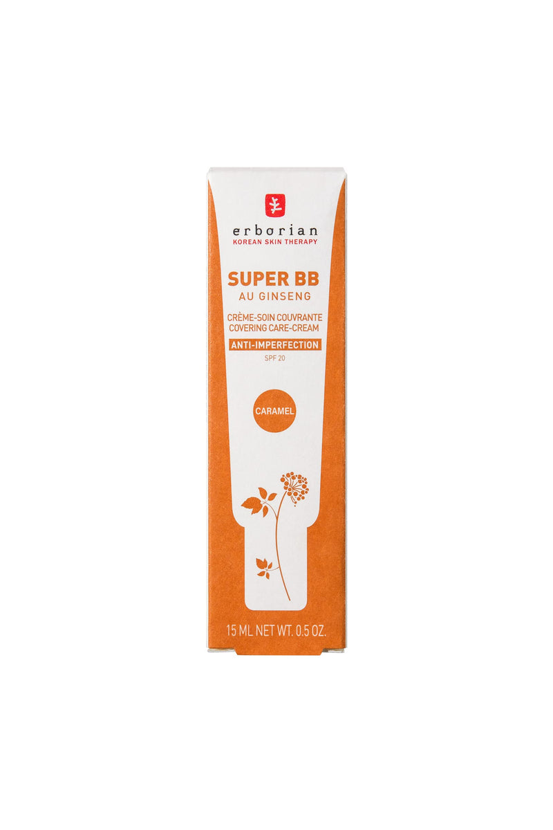 [Australia] - Erborian - Super BB Cream with Ginseng - Full coverage BB cream for acne prone skin - Erborian Korean Skincare Caramel 15 ml 