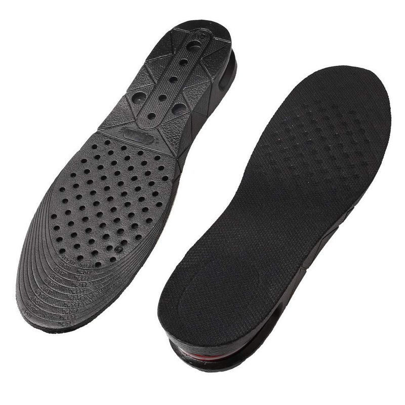 [Australia] - ZHIYE Height Increasing Shoe Insole, 3 cm 5cm 7 cm Adjustable 3-Layer Orthotic Air Cushion Heel Insert Increase Insole for Men Women Black 