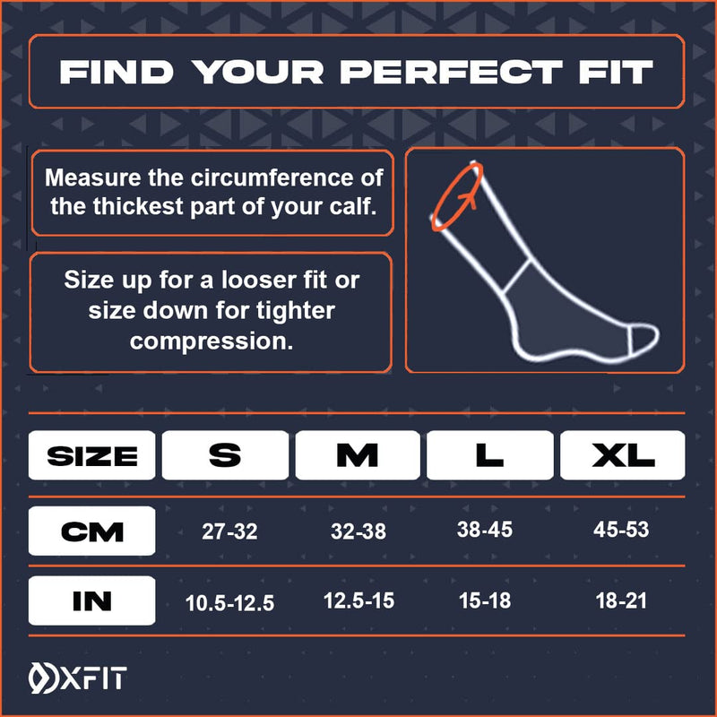[Australia] - OXFIT Calf Compression Sleeve for Men & Women - Shin Splints Support, Calf Sleeves Ideal for Running, Injury Recovery, Leg Socks, Muscle Cramps - Pair (XL, Yellow) XL 