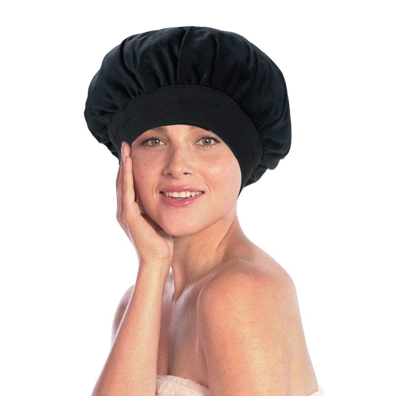 [Australia] - Locisne Removable Flaxseed Deep Conditioning Heat Cap Microwavable Steam Heated Hat Cap for Regular Deep Damaged Hair Conditioners Hydrate Moisturize Condition Treatment 