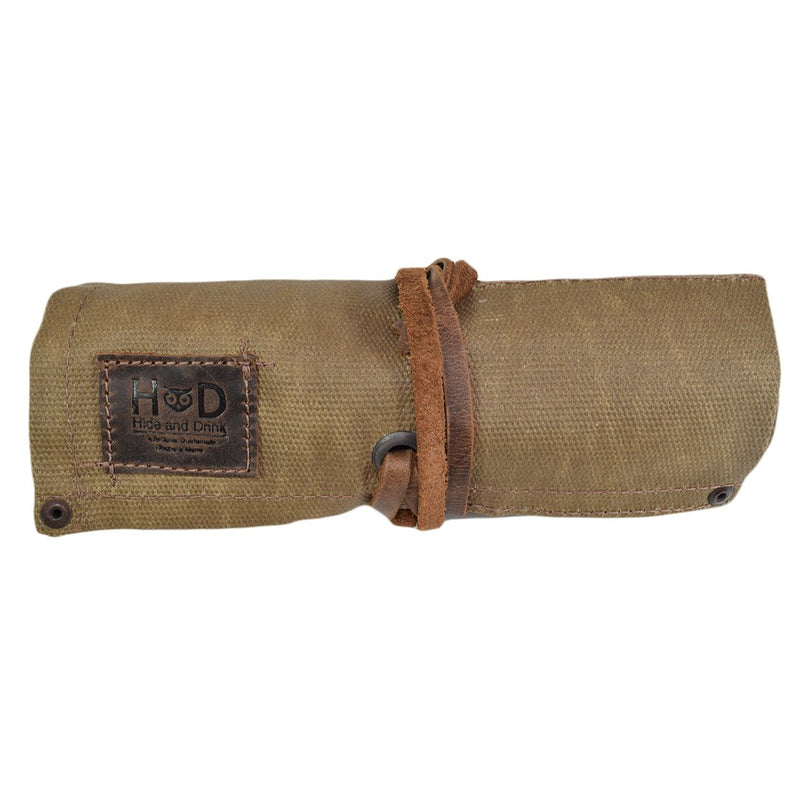 [Australia] - Hide & Drink, Waterproof Waxed Canvas Travel Watch Roll Organizer Holds Up To 4 Watches, Easy Carry On Watchlover Storage, Travel & Commuter Essentials, Handmade Includes 101 Year Warranty :: Fatigue 