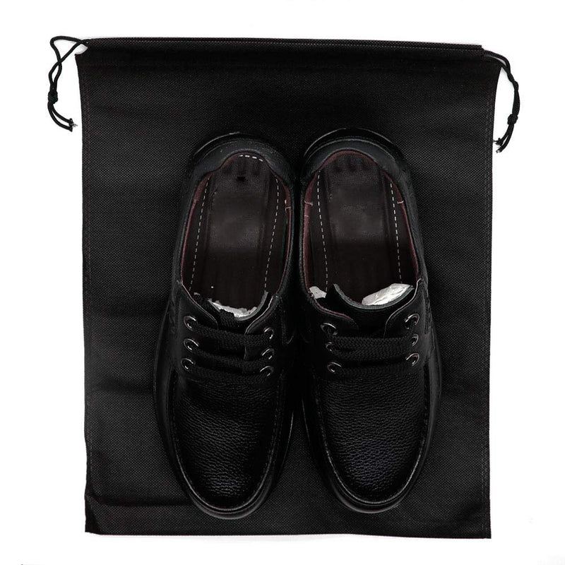 [Australia] - Pack of 10 Travel Shoe Bags, Portable Travel Non-Woven Shoe Packing Organizers Tote Bags w/ Drawstring for Men and Women, 39x30cm (Multicolour) 