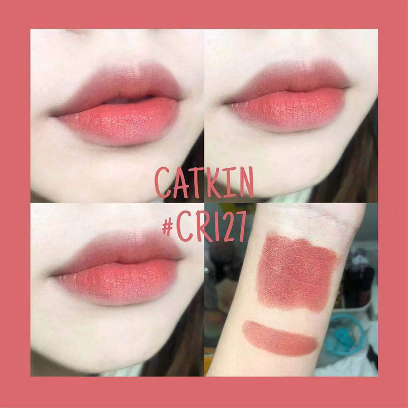 [Australia] - CATKIN Rouge Matte Lipstick, Waterproof Long Lasting Satin Moisturizing Smooth Soft 0.13 Ounce-Chinese Style-CR127 CR127 