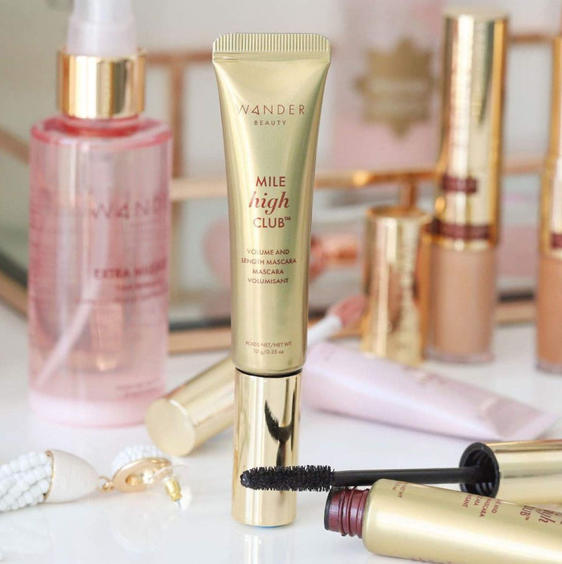 [Australia] - Mascara Black Volume and Length | WANDER BEAUTY MILE HIGH CLUB MASCARA | Intense Black Mascara - Lengthening Mascara, Cruelty Free Mascara, Clump-Free, Flake-Free Formula, Volumizing Mascara 1 Pack 