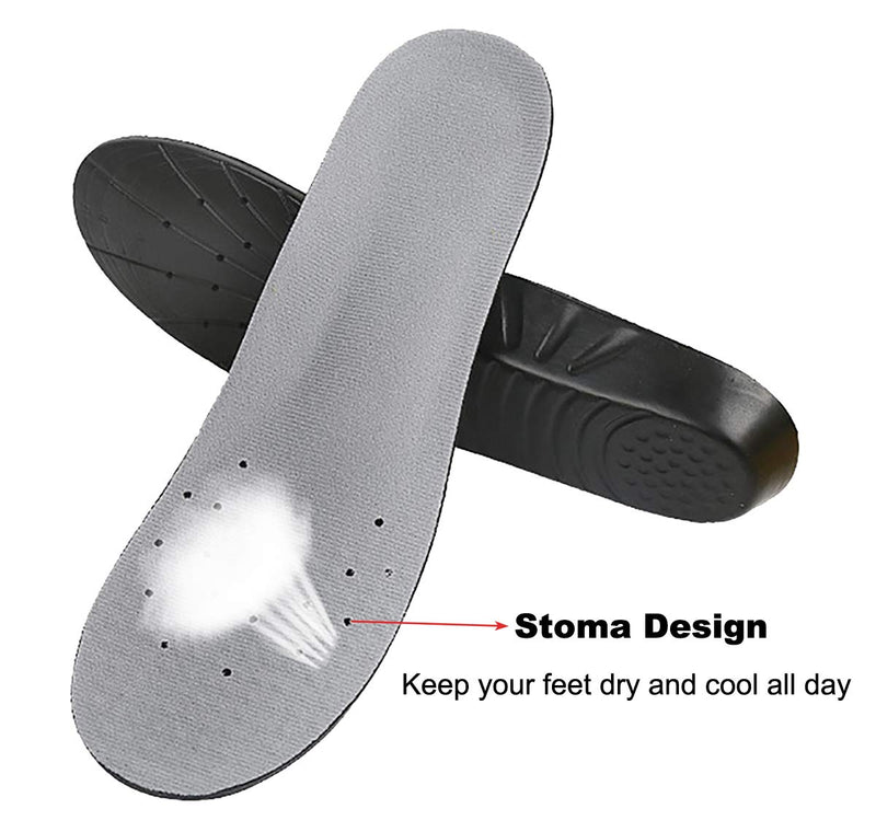 [Australia] - Memory Foam Insoles Shoes Inserts for Men and Women, Kids S (Women 5-6/ Kids 2-5) 