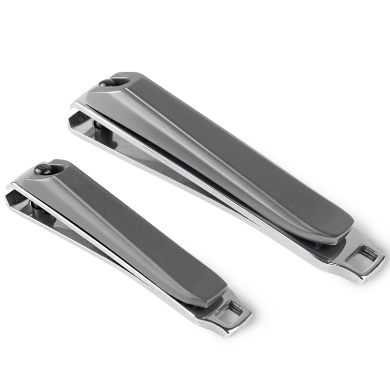 [Australia] - H&S Nail Clippers Set 2 Pcs Nail Cutter Set Fingernails Toenails Clippers Kit for Men Women Thick Nails 