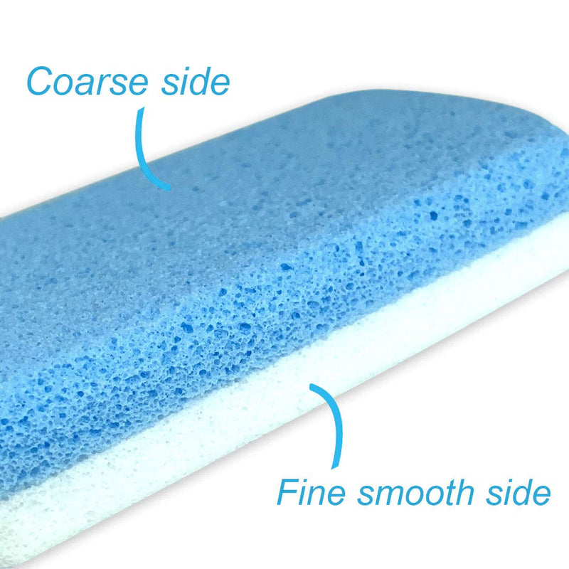 [Australia] - Maryton Glass Pumice Stone for Feet, Callus Remover and Foot scrubber & Pedicure Exfoliator Tool Pack of 2 