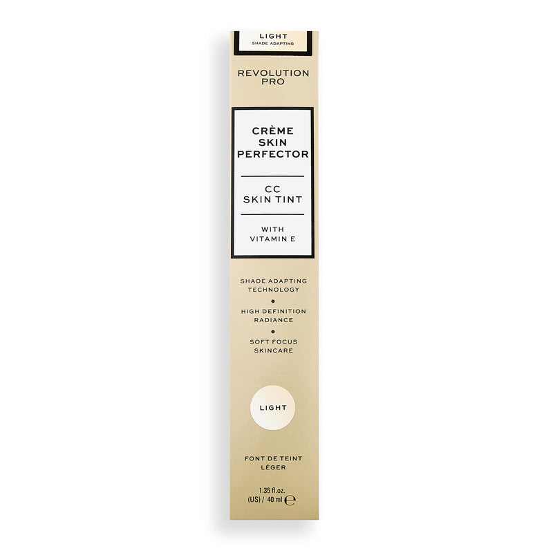 [Australia] - Revolution Pro, CC Perfecting, Skin Tint, Foundation, Light, 26ml 40 ml (Pack of 1) 
