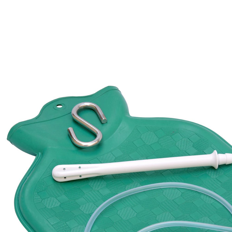 [Australia] - HealthGoodsIn - The Perfect Enema Bag Kit in Green Color for Colon Cleansing with Platinum Cured Silicone Hose (2 Quart, Open Top) 