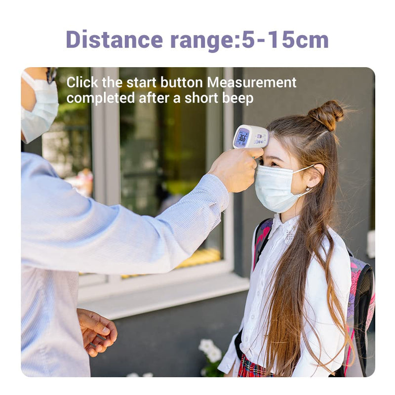 [Australia] - CEM DT-8806H, thermometer for forehead,No-Touch Forehead Thermometer for Adults and Kids,FDA CE ,Large LED Display and Gentle Vibration Alert (PT3) 