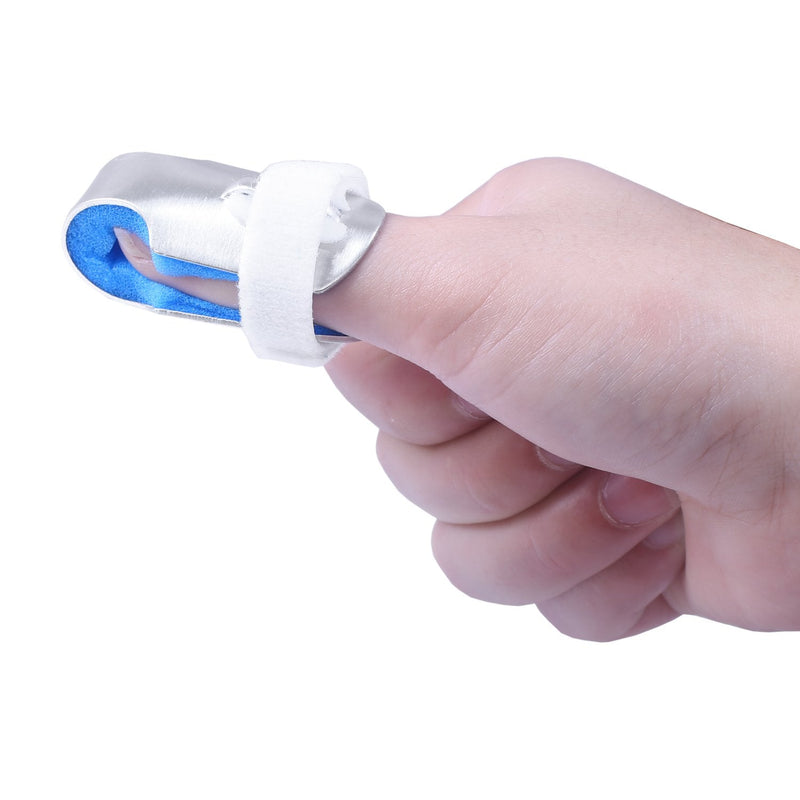 [Australia] - HEPHEAS Finger Splints: 3-Size Pack Made for Finger Knuckle Immobilization of Adults and Children with Soft Foam Interior Loop Straps and Protective Ventilation Holes 