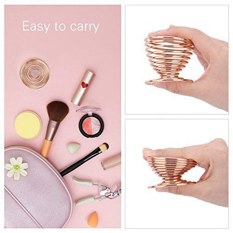 [Australia] - Beauty Makeup Sponge Blender Holder Silver Makeup Sponge Holder Drying Stand Egg Powder Puff Sponge Support Display Stand,1pcs 