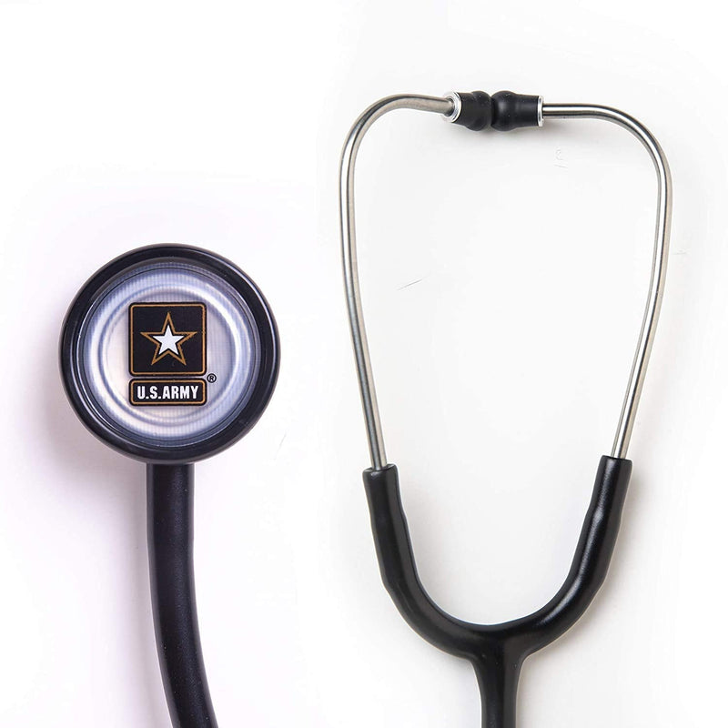 [Australia] - U.S. Army Stethoscope, OEM Classic Single Head Cardiology for Medical and Clinical Use - 27 inch (Black) 1 