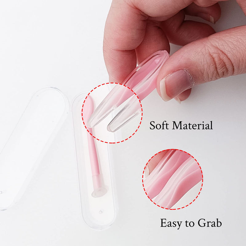 [Australia] - LuenHego Contact Lens Applicator 3 Packs Contact Lens Remover Tools and Contact Lens Tweezers Contact Lens Suction Stick Handler with Storage Cases, Pink, Blue, White 