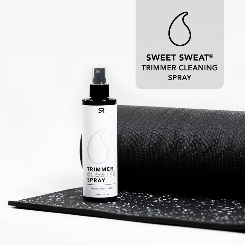 [Australia] - Sweet Sweat Waist Trimmer Cleaning Spray | Freshen & Clean Trimmers, Yoga Mat, Gym Equipment & More! | Made with Lemongrass & Sage Oil (8 Fl Oz) 8 Fl Oz (Pack of 1) 