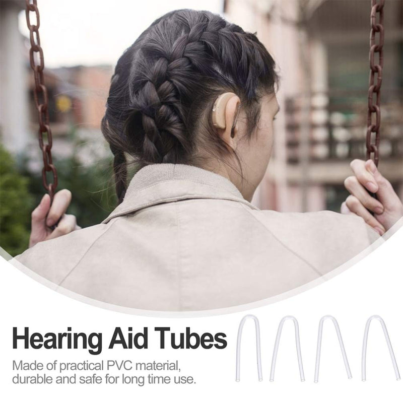 [Australia] - ULTECHNOVO Hearing Aid Tubes- 8pcs Replaceable BTE Earmold Tubes Soft Hearing Aids Tube Mold Tubing for Hearing Machine 