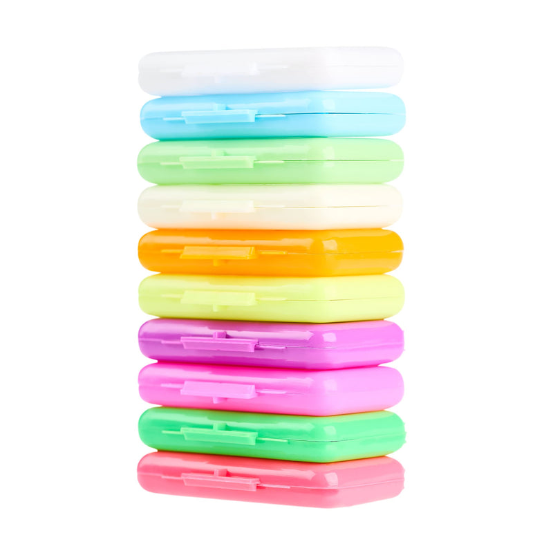 [Australia] - DeltaDent - Orthodontic Wax 10 Pack - 50 Premium Orthodontic Wax Strips in Colour Cases -Dental Wax for Braces - Unscented & Flavorless 