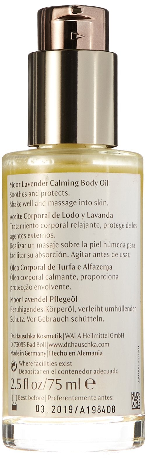 [Australia] - Dr. Hauschka Moor Lavender Body Oil 75 ml 