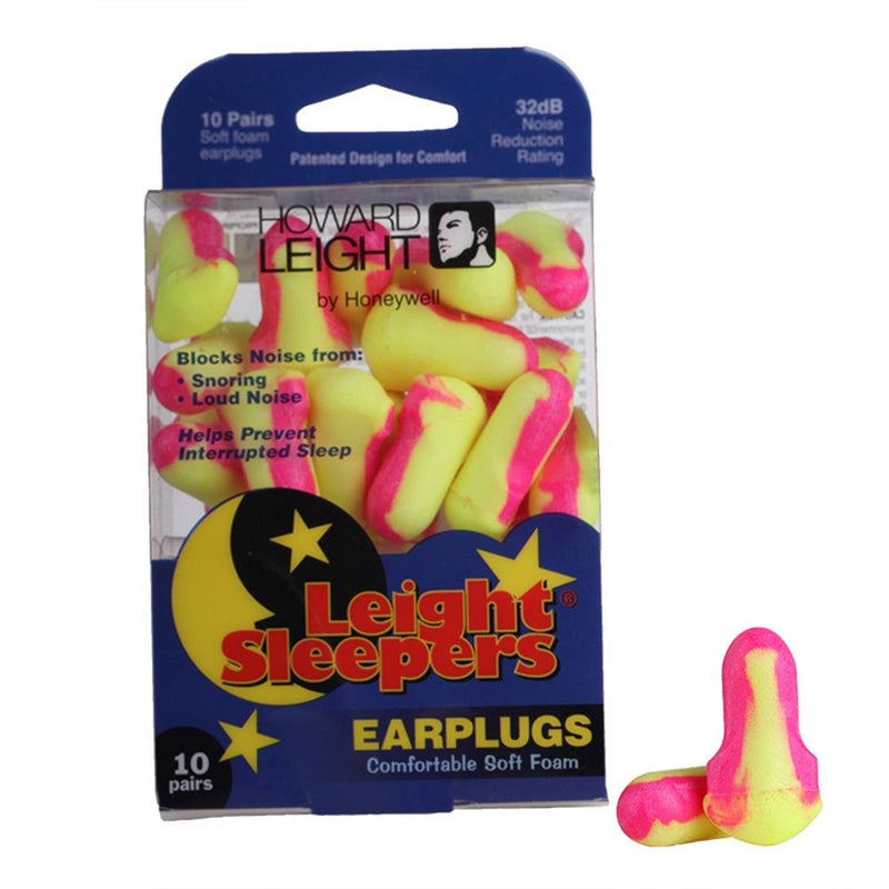 [Australia] - Honeywell Leight Sleepers Single-use, Pre-Shaped Foam earplugs - 10 Pairs NRR32 R-01680 (Pack of 6) 