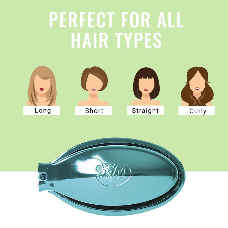 [Australia] - WetBrush POP and GO Detangler Travel Sized Hairbrush Flexible Bristles Suitable for All Hairtypes Teal 