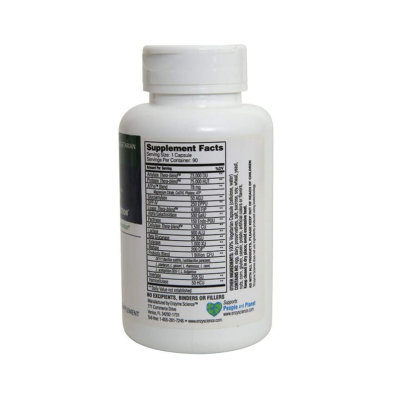 [Australia] - Enzyme Science™ Critical Digestion™, 90 Capsules – High Potency Support for Digestion, Bloating, Indigestion, & Irregularity – Digestive Probiotic Supplement – Gut Health Formula –Vegetarian – Non-GMO 90 Count (Pack of 1) Standard Packaging 