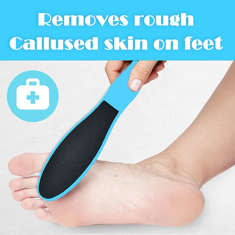 [Australia] - 7 Pack Foot File, Double-Sided Pedicure Foot File Hard Skin, Effectively Feet Hard Skin Remover and Calluses, Reusable, Make Foot Extra Smooth 7 Pack 